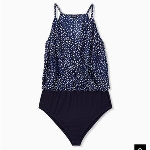 Torrid Women’s Satin Surplice Body Suit Top Size 1X